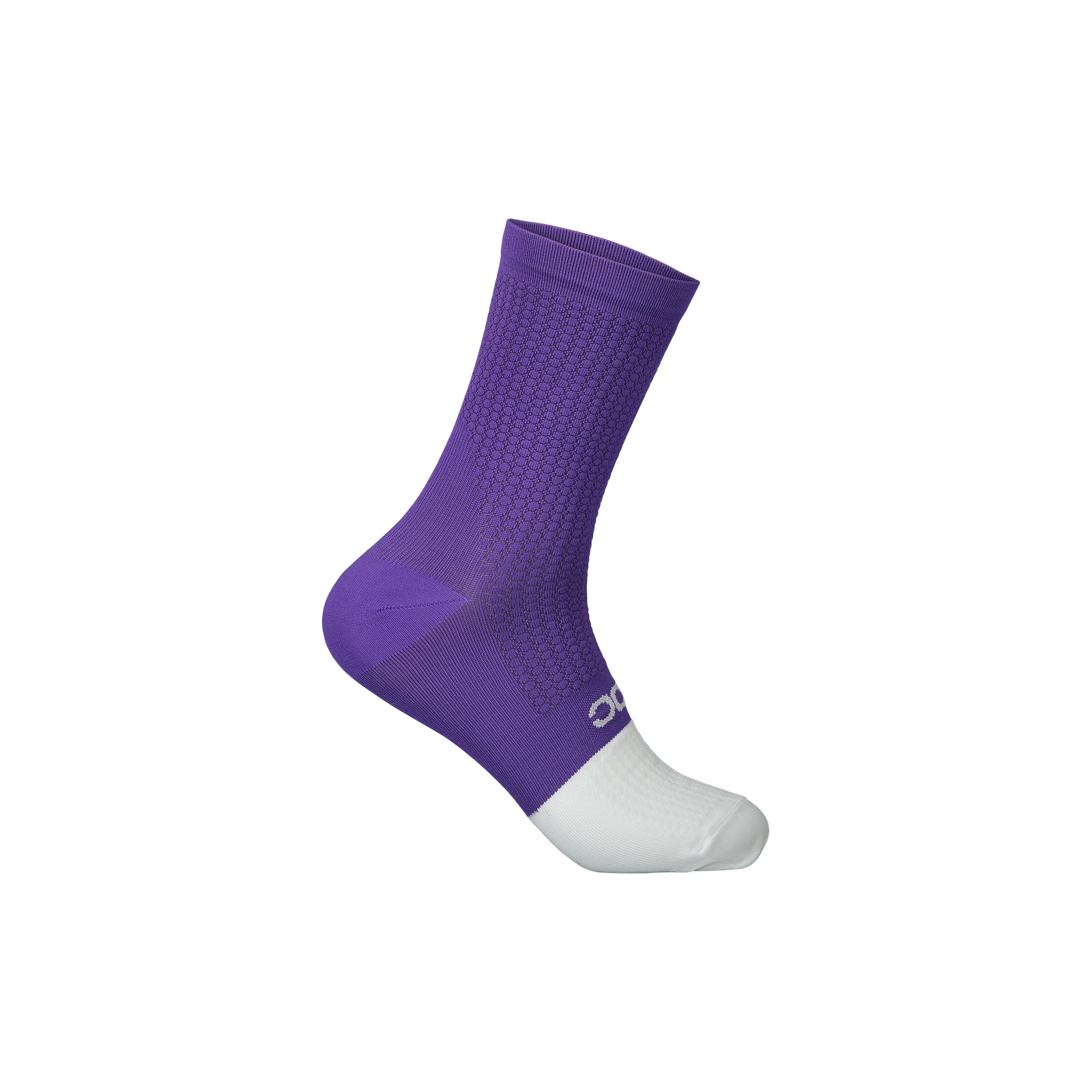 POC Flair Sock Mid Sapphire Purple / Hydrogen White