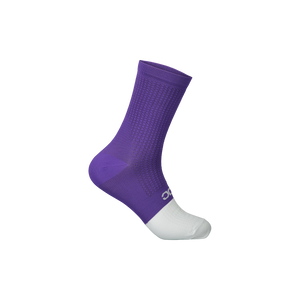 POC Flair Sock Mid Sapphire Purple / Hydrogen White