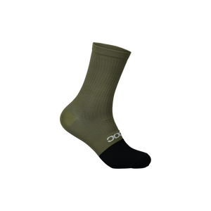 POC Flair Sock Mid Epidote Green / Uranium Black