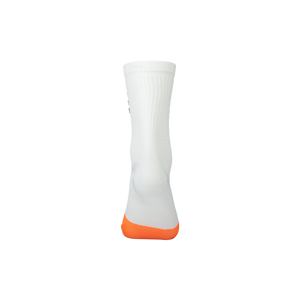 POC Flair Sock Mid Hydrogen White/Zink Orange