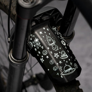 DYEDBRO - MUDGUARD DECALS - FOX / ROCKSHOX - SPACE TRIP