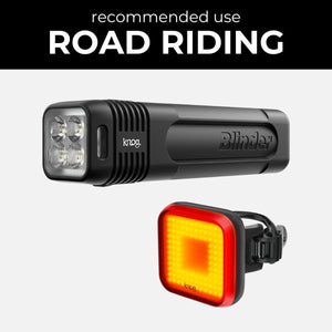 KNOG BLINDER 900 + BLINDER SQUARE BIKE LIGHTSET