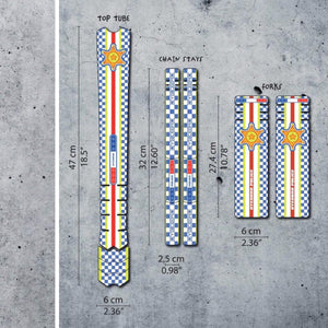 DYEDBRO - KIDS FRAME PROTECTION - POLICE PATTERN