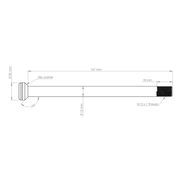 Transition 171mm Rear Axle tn