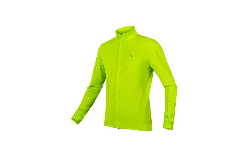 Endura Xtract Roubaix Longsleeve Jersey Hi Viz Yellow Top Gear Cycles